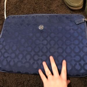 Coach laptop case